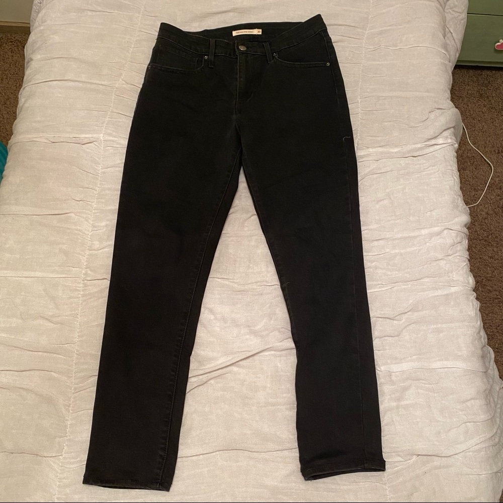 Levi’s 721 High Rise Skinny Black Jeans